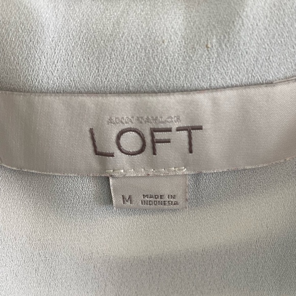 LOFT Navy and White Dress - Picture 2 of 5